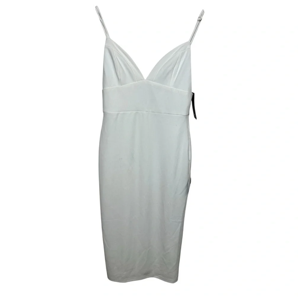 Lulu’s All In Favor White Midi Dress Size Small NWT - Picture 4 of 9